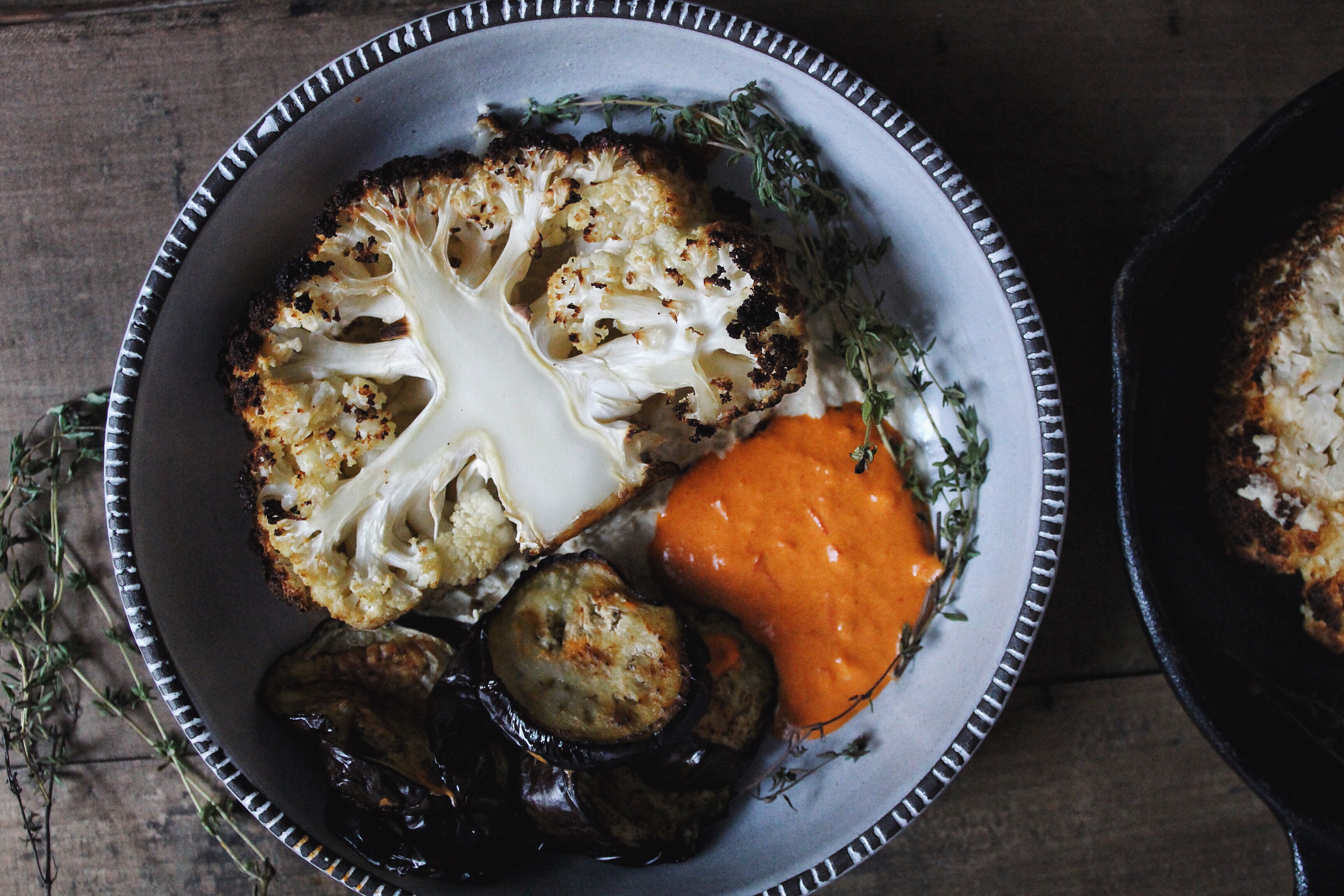 whole roasted cauliflower with sumac // the conscious collective