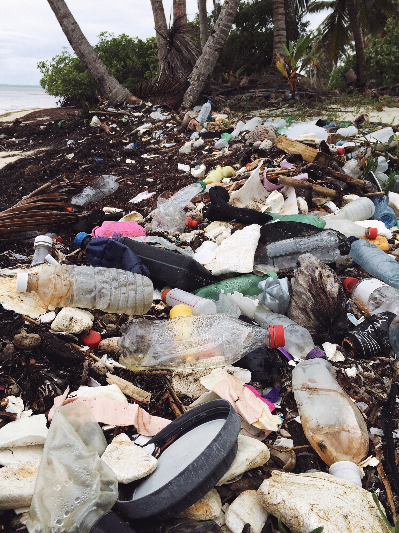 Plastic from the ocean in Belize || The Conscious Collective 