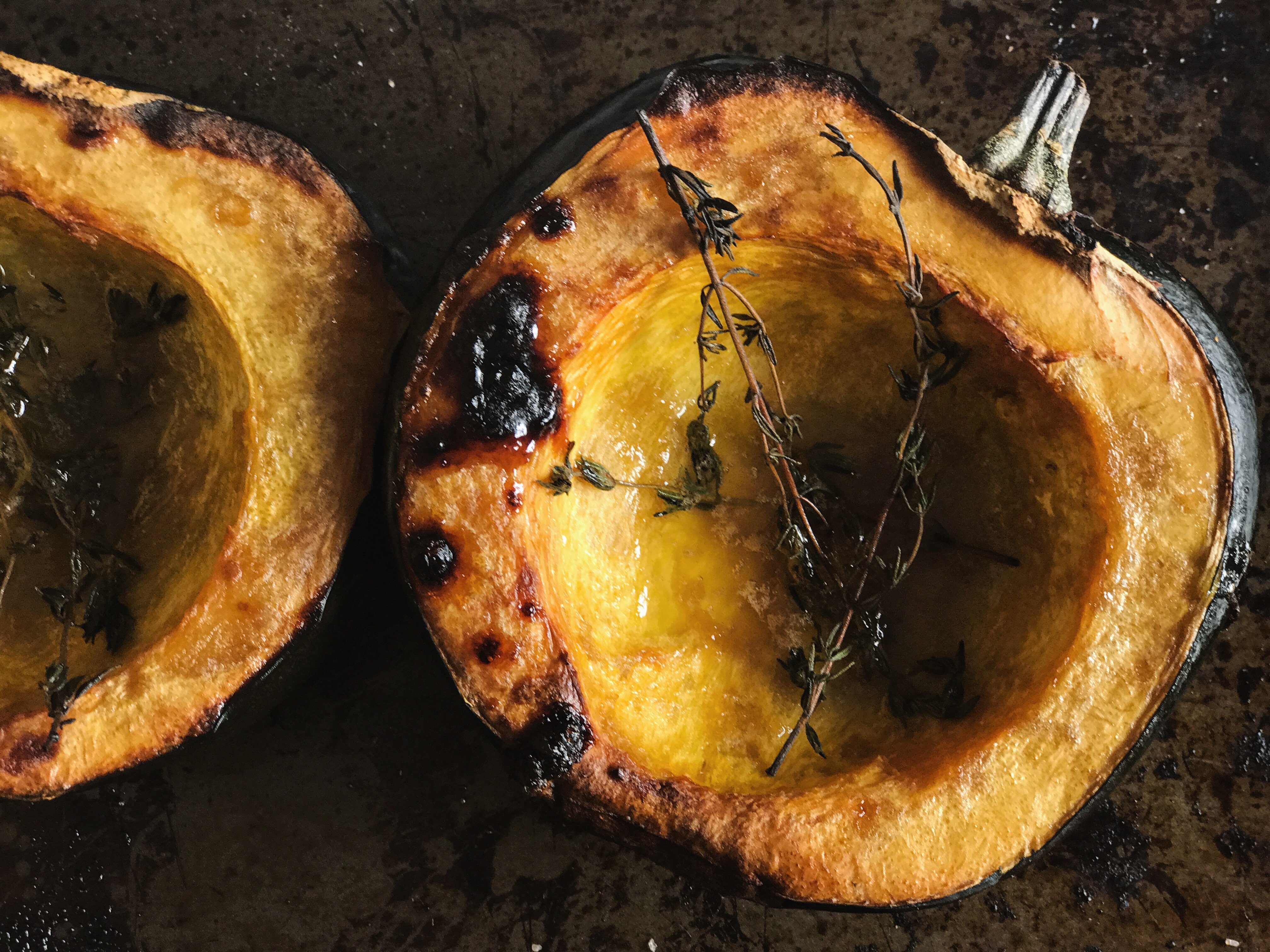 Vegan Stuffed Acorn Squash by The Conscious Collective